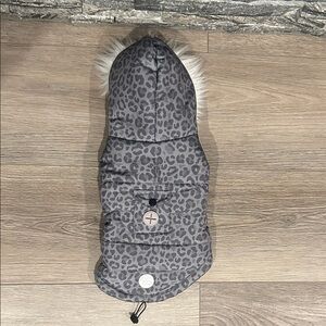 NWOT Jessica Simpson Dog Snow ❄️ Leopard Print Hooded Jacket Size XS